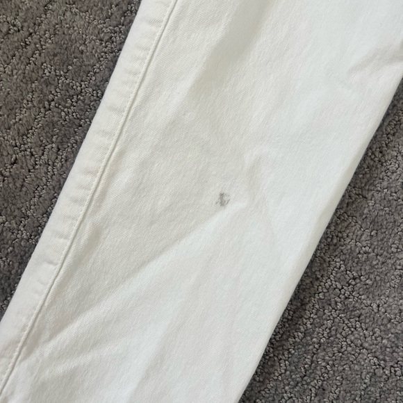 Joe’s Jeans Janel White Straight Leg Distressed Jeans - Picture 9 of 10